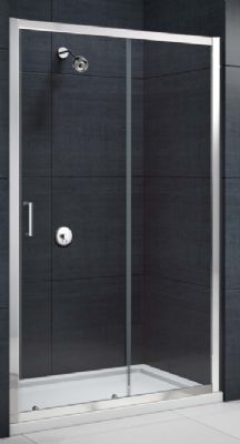 Merlyn MBOX Chrome 1400 Sliding Door (Optional Side/Inline Panel), MBS1400
